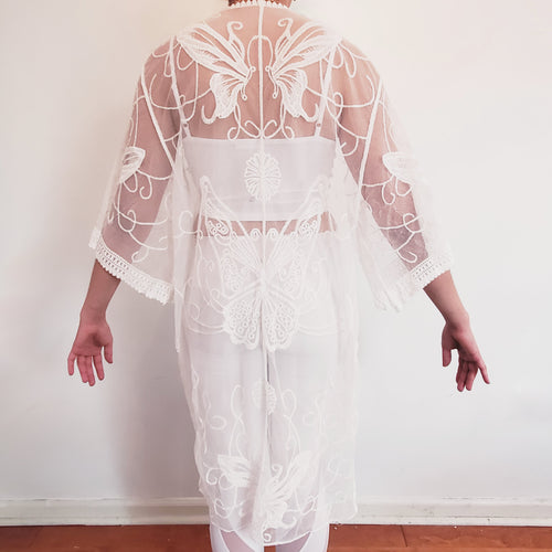 Butterfly Lace Kimono