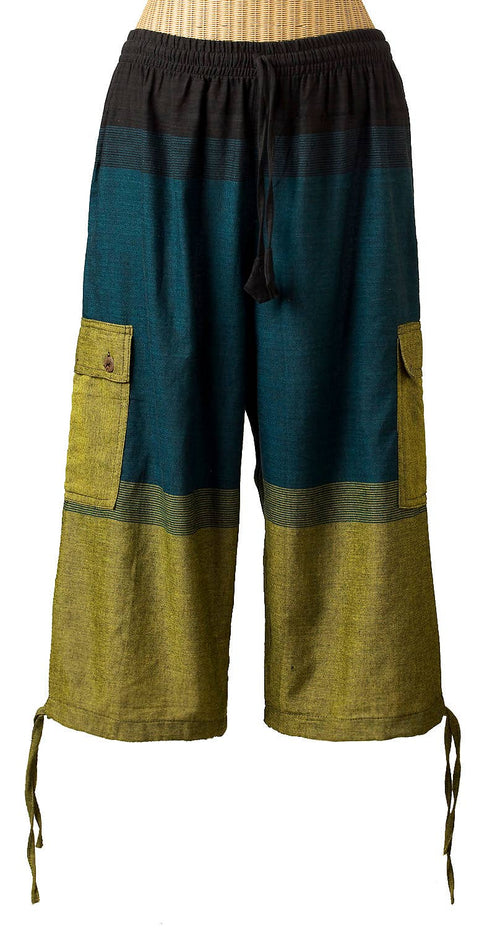 Cotton 3/4 Cargo Pants