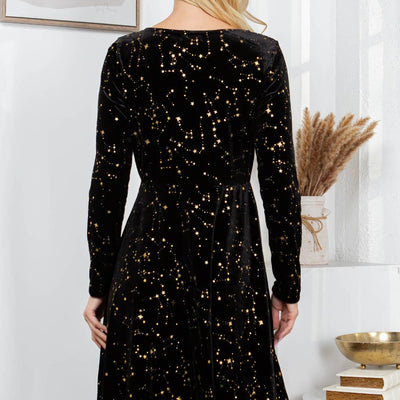 Celestial Velvet Dress