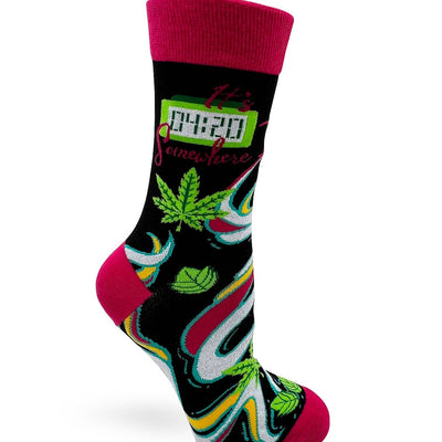 It's 4:20 Somewhere Women's Crew Socks