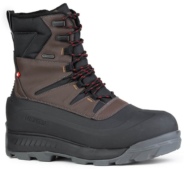 NexGrip Badland 4E Extra Wide Leather Waterproof Mens Snow