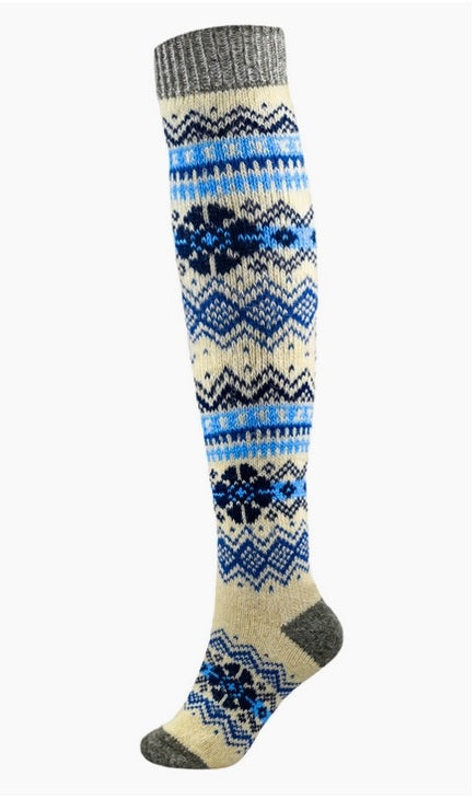 Carpathian Wool Knee High Socks