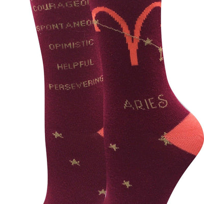 Aries Zodiac Socks