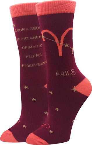 Aries Zodiac Socks