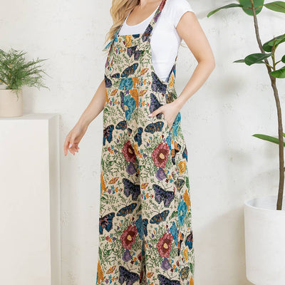 Butterfly Tapestry Overalls