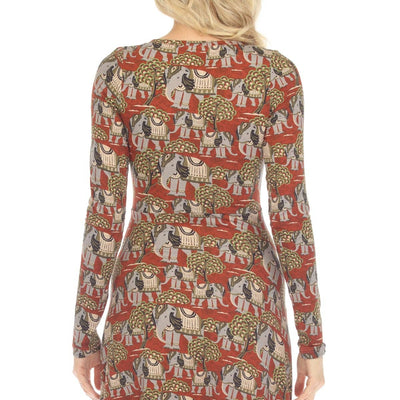 Elephant Skater Dress