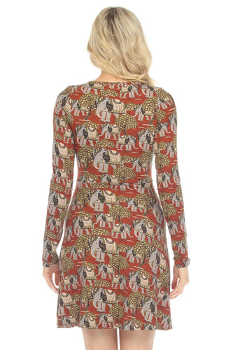 Elephant Skater Dress