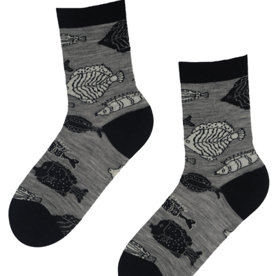 Merino Wool Fish Socks