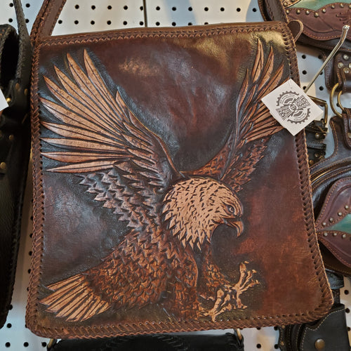 Hand Tooled Leather Bag