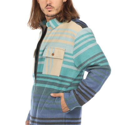 Ombre Striped Shacket