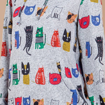 Colorful Cat Hoodie