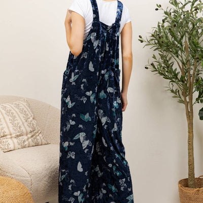 Velvet Butterfly Overalls