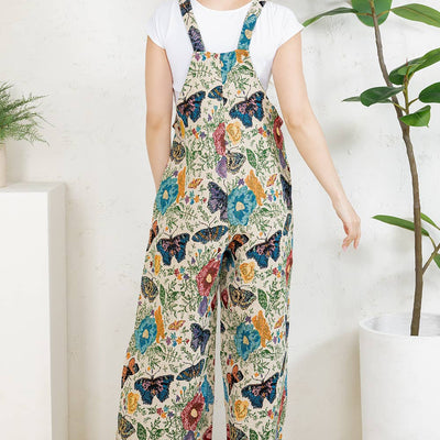 Butterfly Tapestry Overalls
