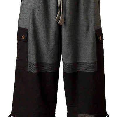 Cotton 3/4 Cargo Pants