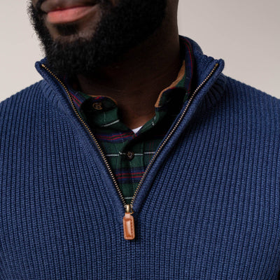 Organic Cotton Half Zip Pullover
