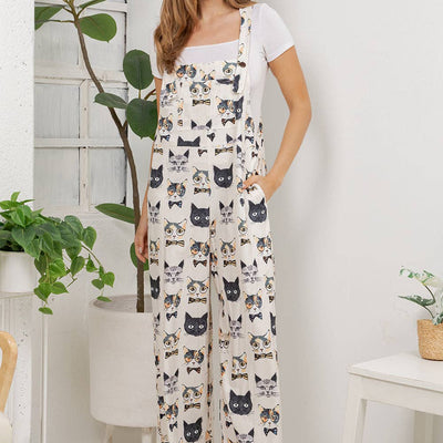 Cat Faces Overalls