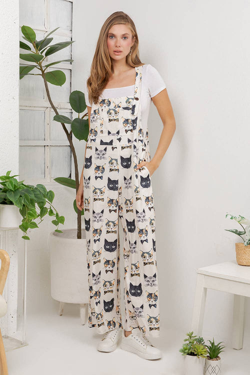 Cat Faces Overalls