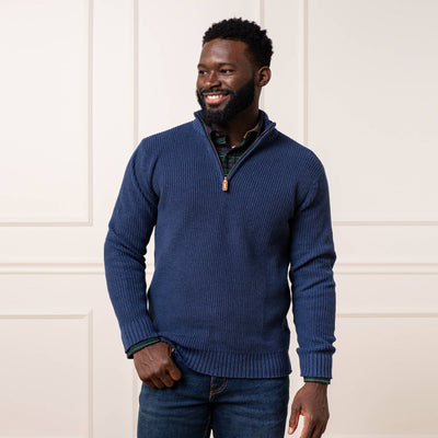 Organic Cotton Half Zip Pullover