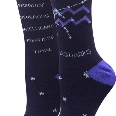 Aquarius Zodiac Socks