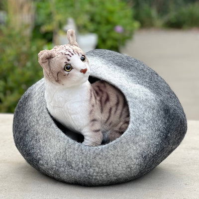 Rainbow Wool Cat Cave