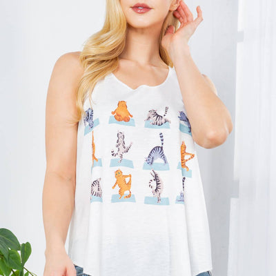 Yoga Cat Tank