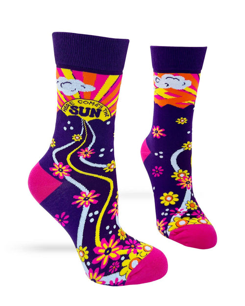 Here Comes The Sun Crew Socks