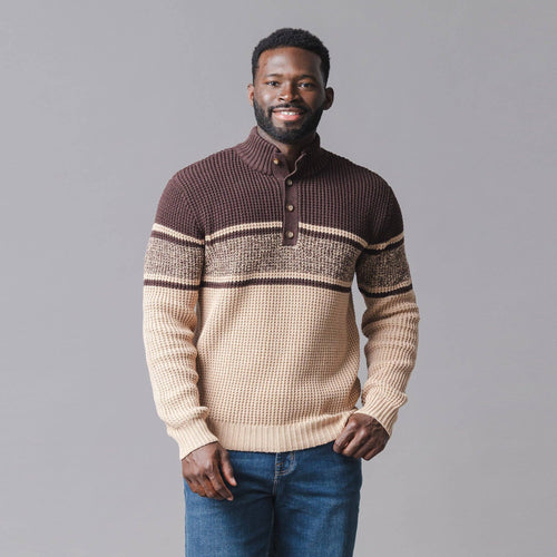 Organic Cotton Waffle Sweater