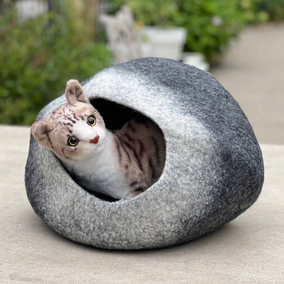 Rainbow Wool Cat Cave