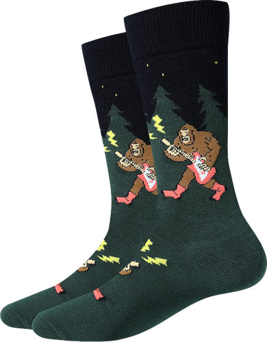 Guitar Bigfoot Socks