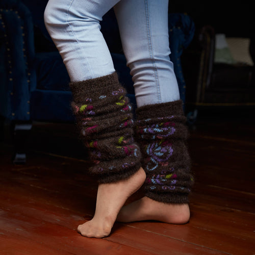 Boho Chic Goat Wool Leg Warmers