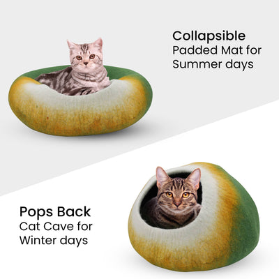 Rainbow Wool Cat Cave