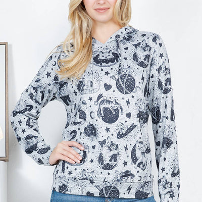 Cat Pullover Hoodie