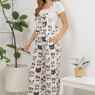Cat Faces Overalls