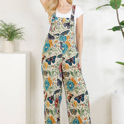 Butterfly Tapestry Overalls