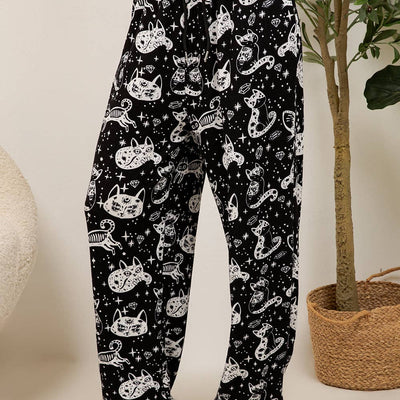 Retro Cat Joggers