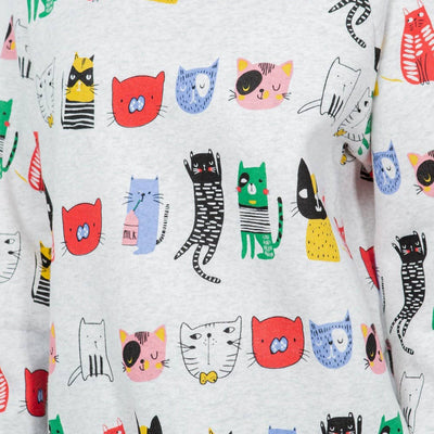Colorful Cat Sweatshirt