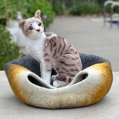 Rainbow Wool Cat Cave