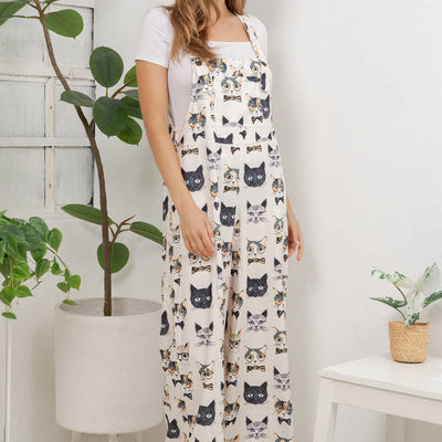 Cat Faces Overalls