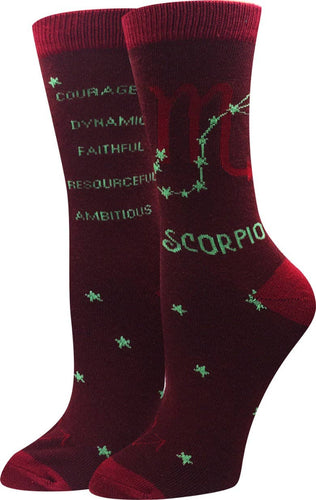 Scorpio Zodiac Socks