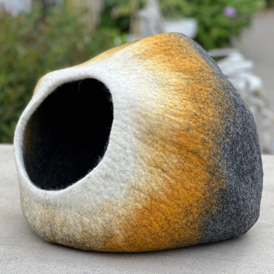 Rainbow Wool Cat Cave