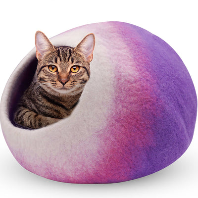 Rainbow Wool Cat Cave