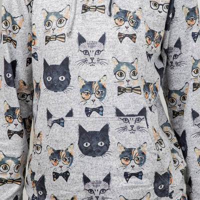 Cat Faces Hoodie