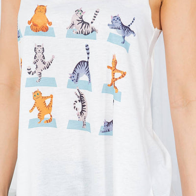 Yoga Cat Tank