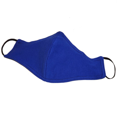 Solid Color Triple Layer Cotton Face Mask with Nose Wire