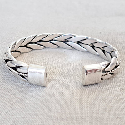 Balinese .925 Sterling Silver Cuff Bracelet