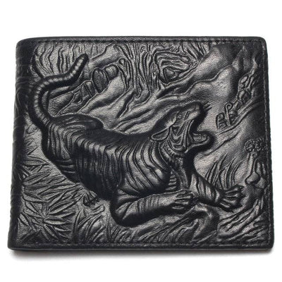 3D Tiger Leather Wallet