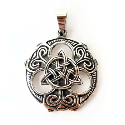 Celtic Trinity Knot 925 Sterling Silver Pendant Protection Amulet