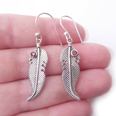 Astounding Navajo Sterling Silver Feather Earrings Native American – Nativo  Arts
