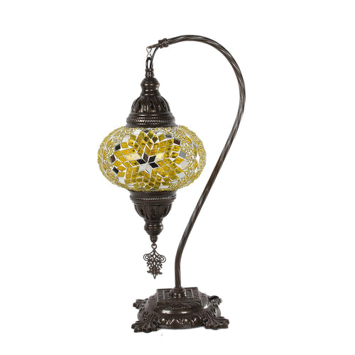 Yellow Turkish Mosaic Lamp