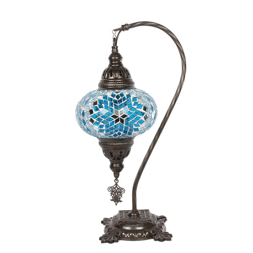 Blue Turkish Mosaic Lamp